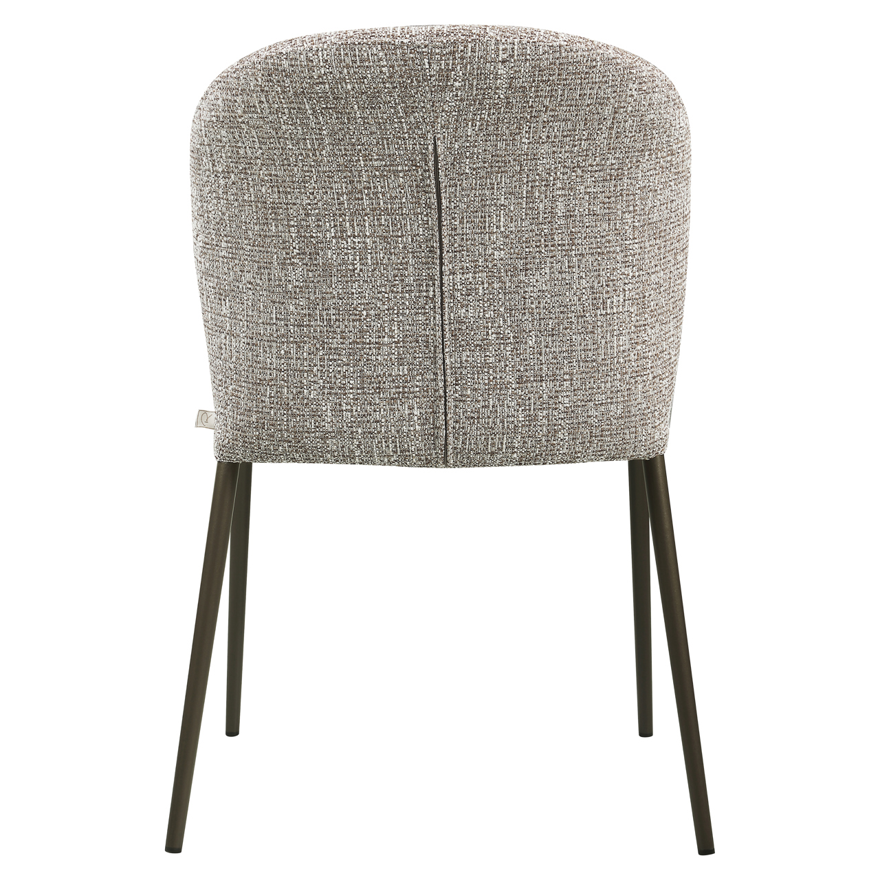 216272 - Dining chair Stacker earth tweed fire retardant (Set of 2)