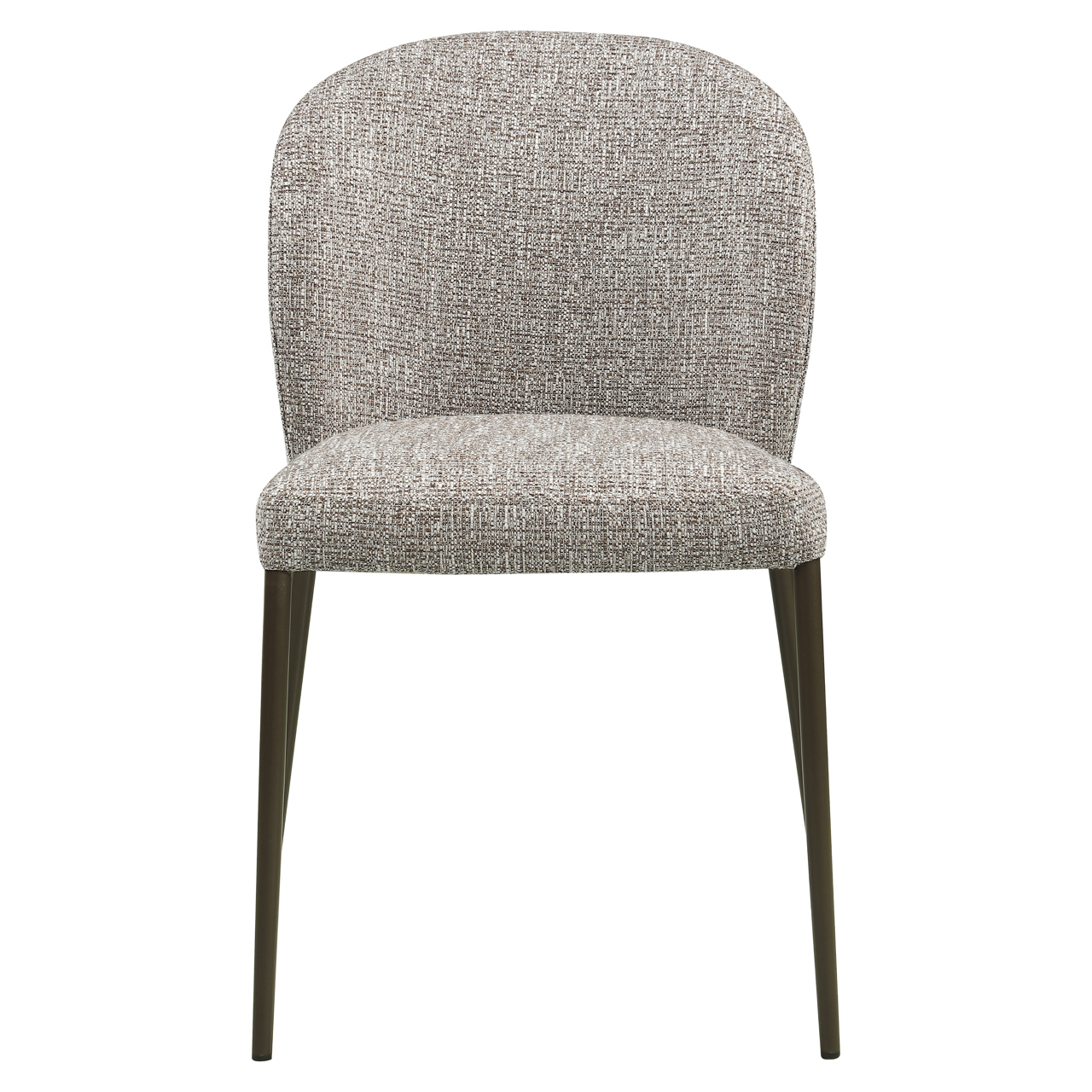 216272 - Dining chair Stacker earth tweed fire retardant (Set of 2)
