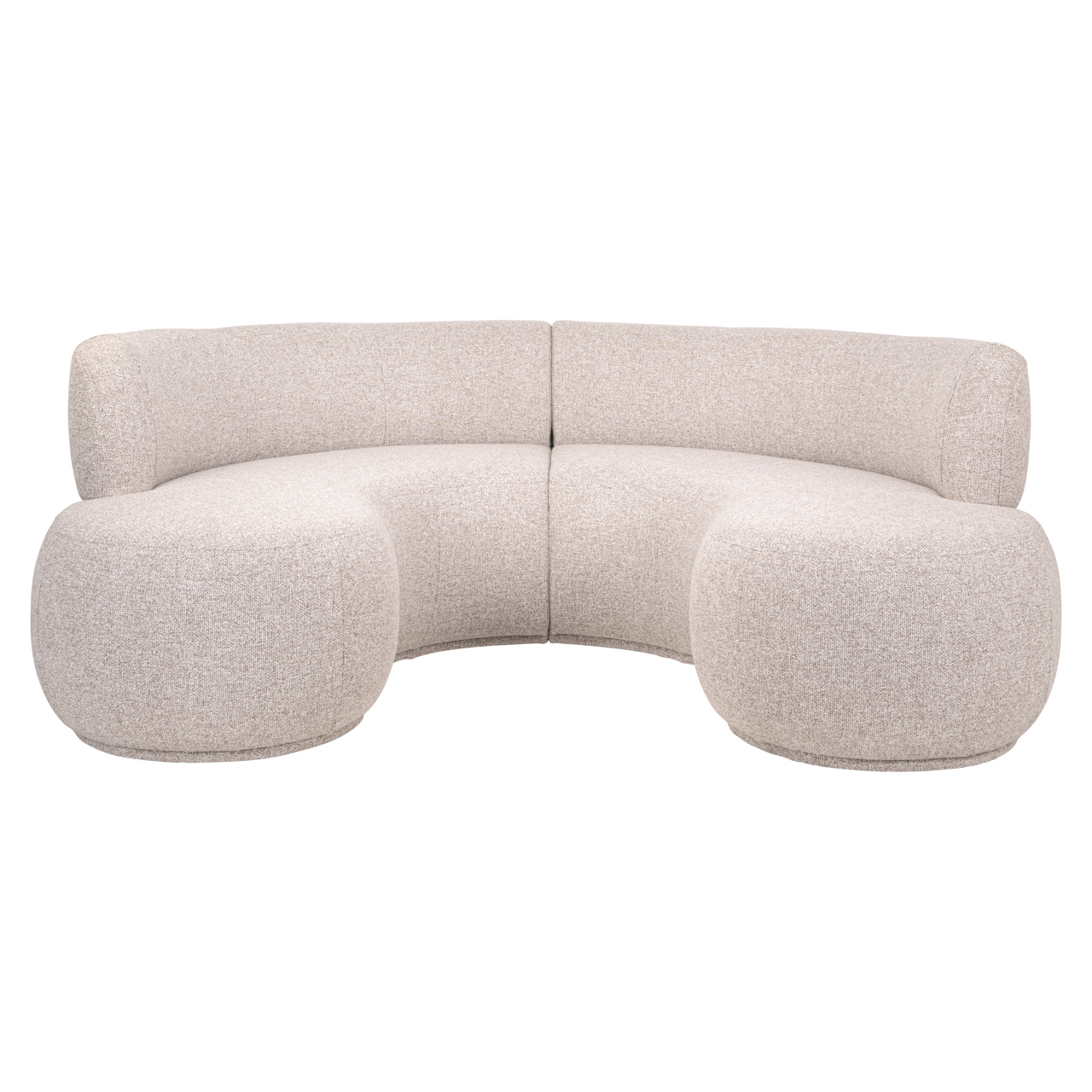 216411 - Dining bench Sorrobon cayenne brown round (Set of 2)