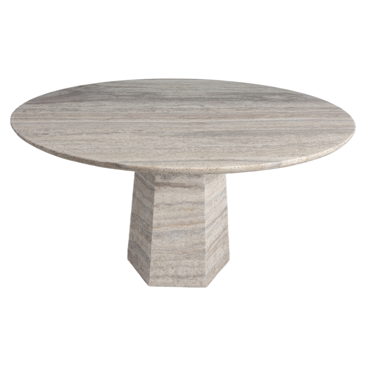 216445 - Dining table Westin grey 135Ø
