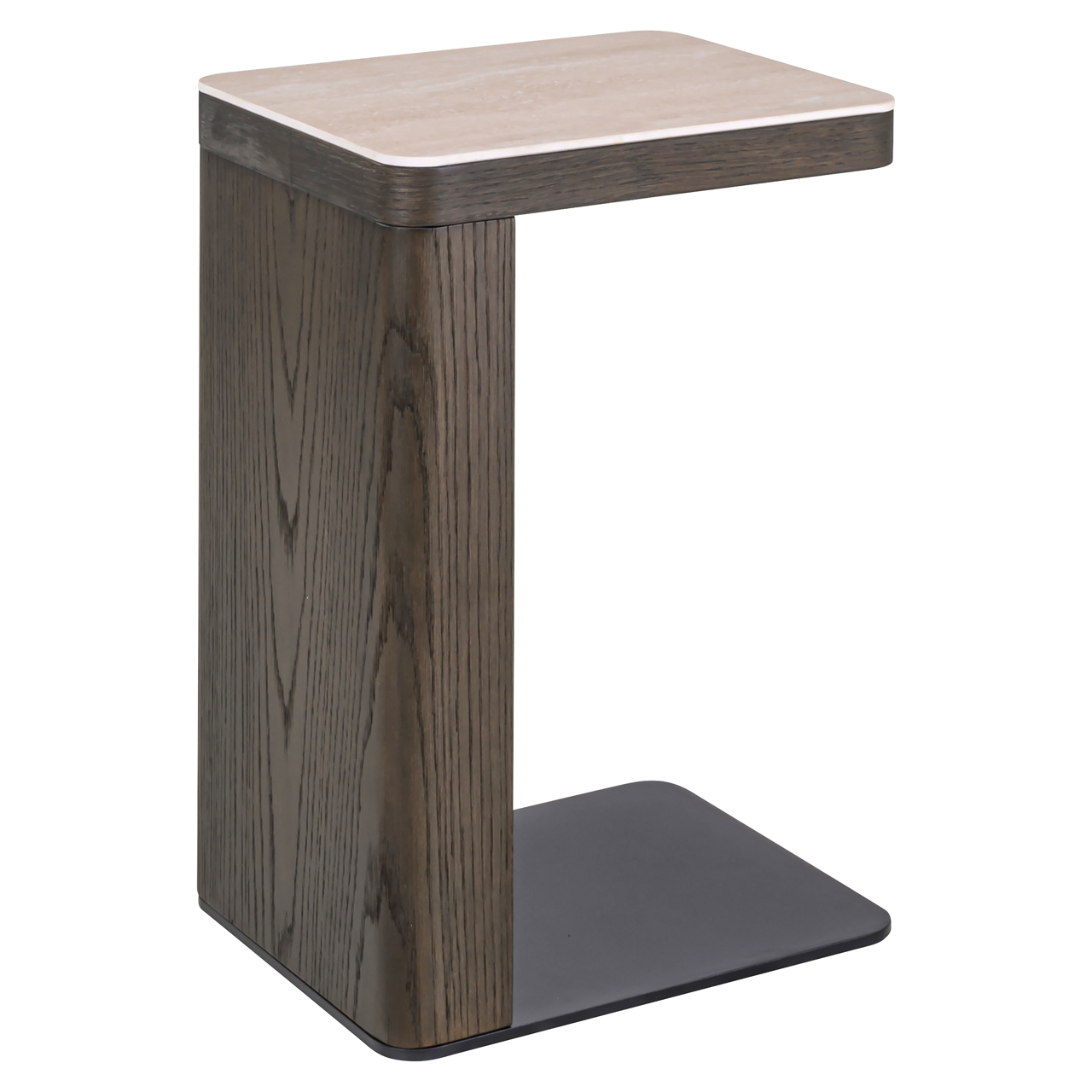 216452 - Sofa side table Nando brown
