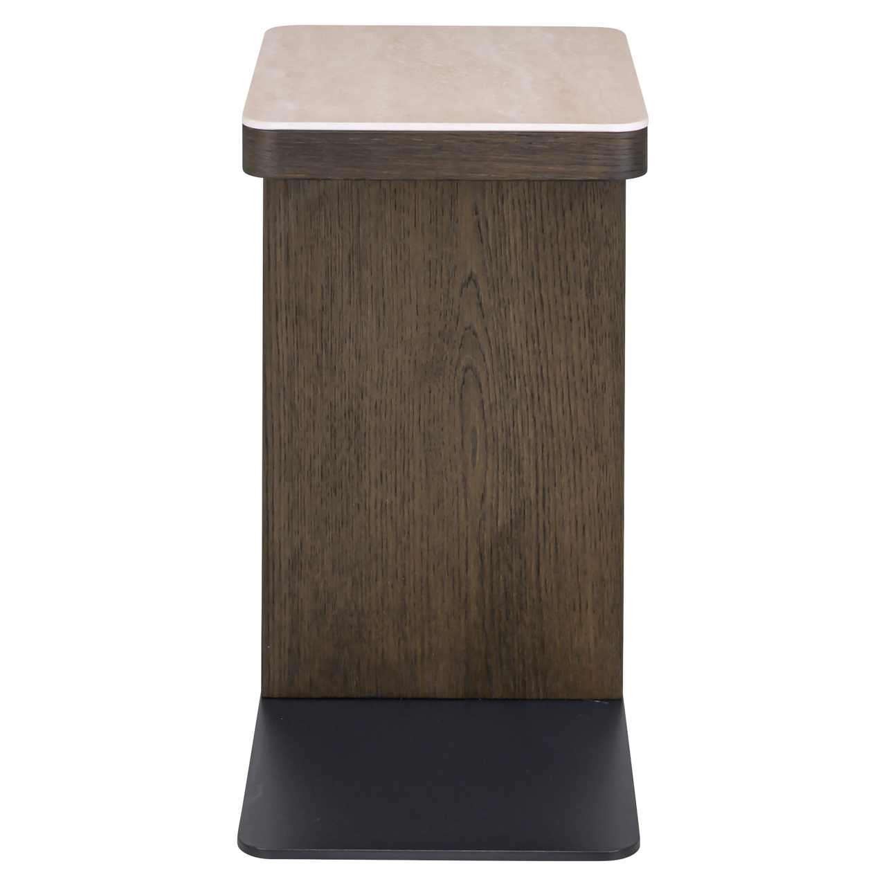 216452 - Sofa side table Nando brown