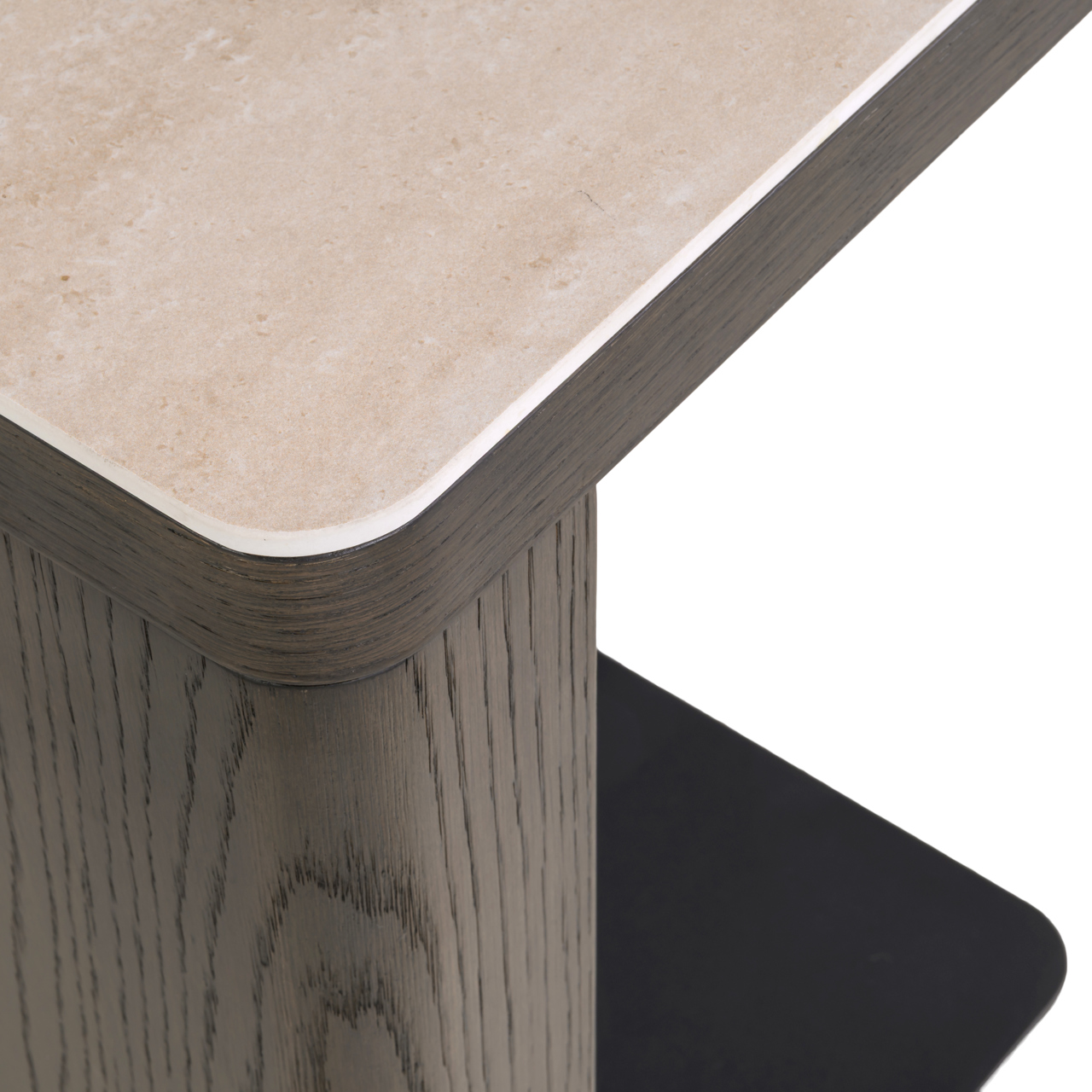 216452 - Sofa side table Nando brown