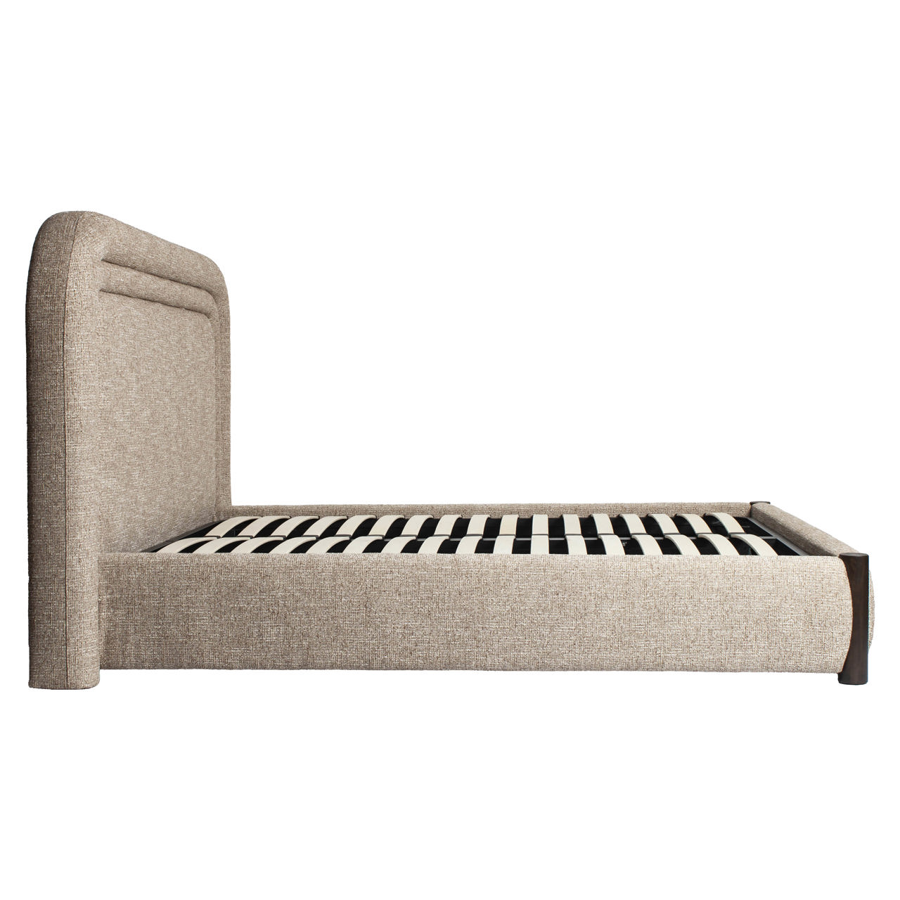216526 - Bed Citadel sand tweed 160x200 (mattress size (excl.))