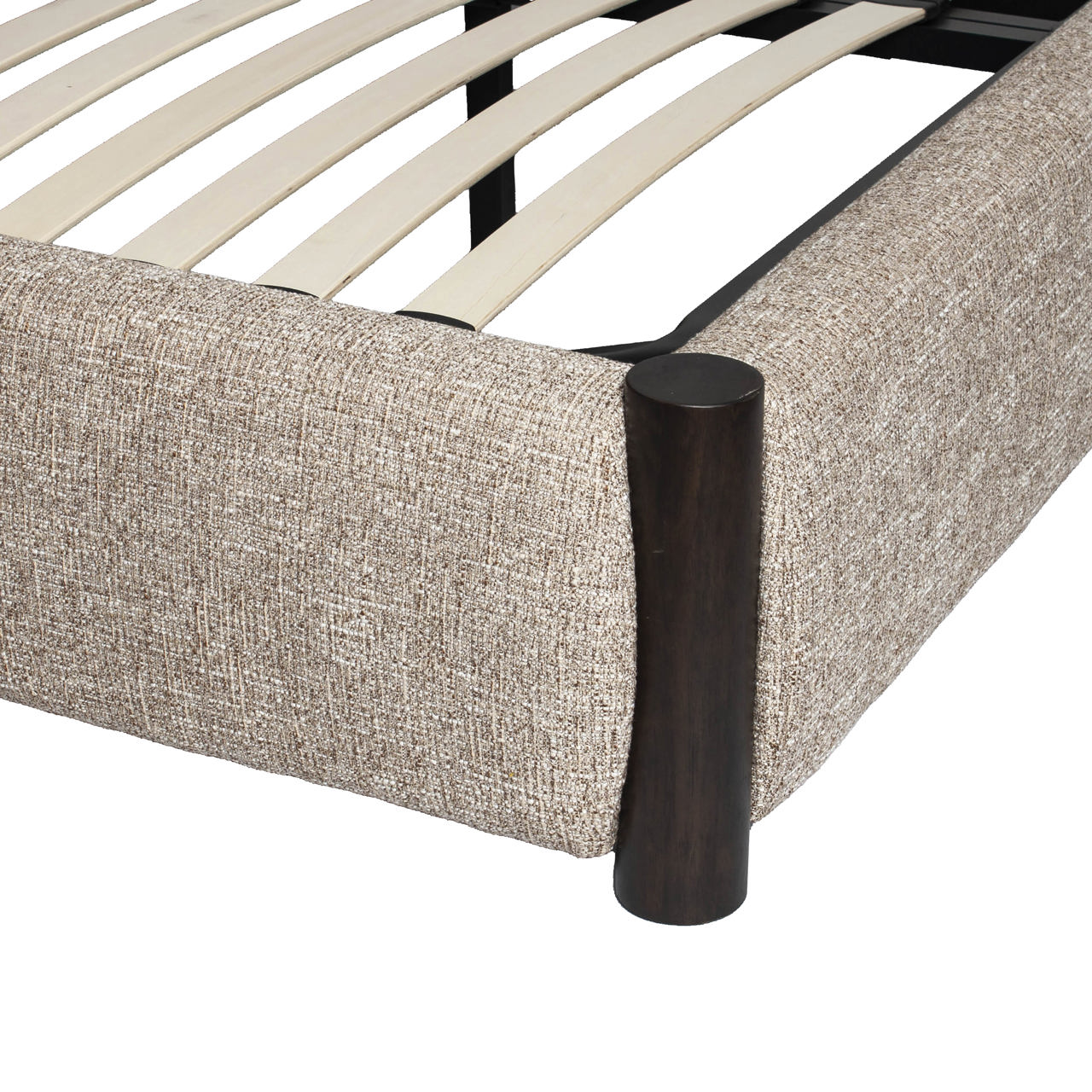 216526 - Bed Citadel sand tweed 160x200 (mattress size (excl.))