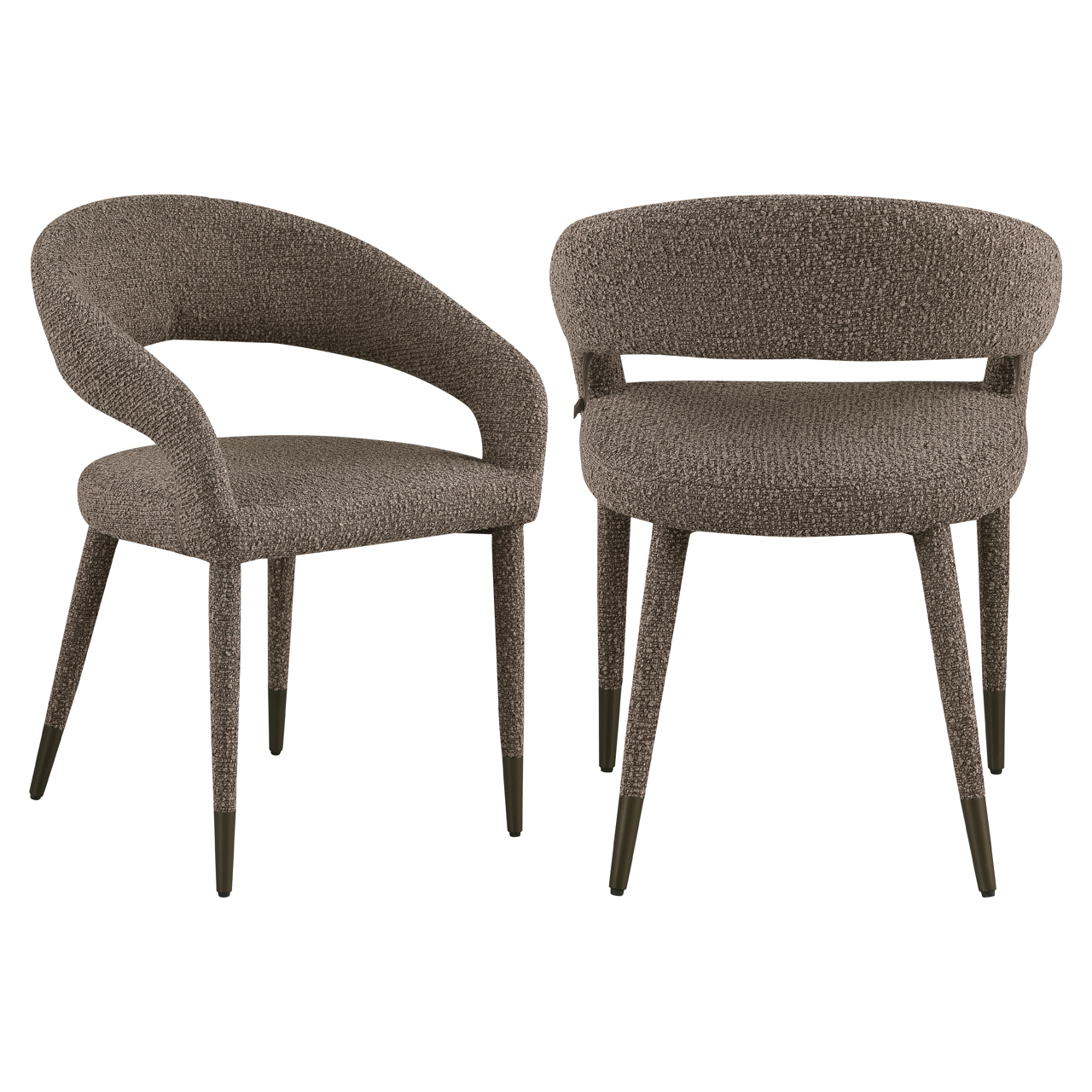216580 - Dining chair Gia brown chunky