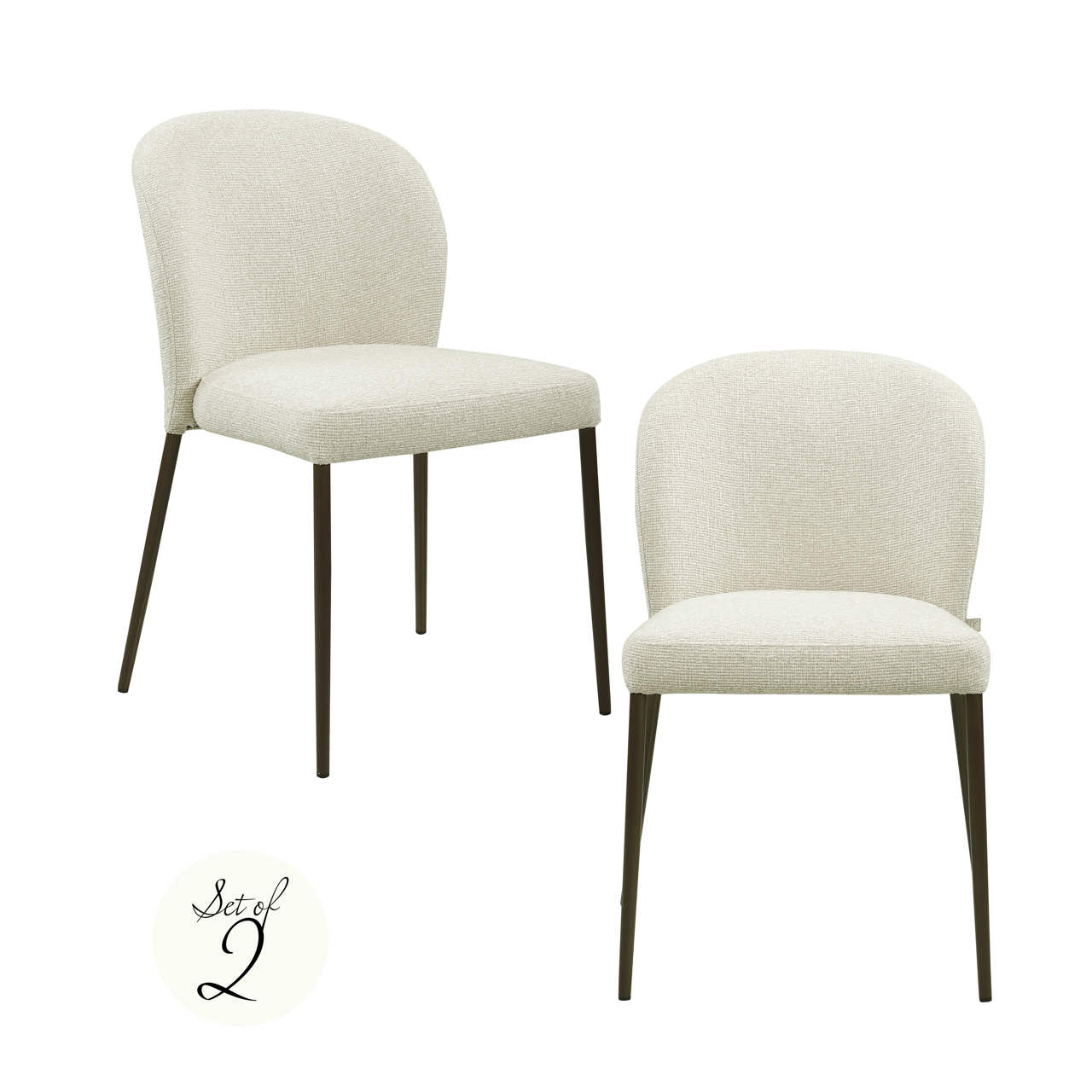 216582 - Dining chair Stacker biscotti fire retardant (Set of 2)
