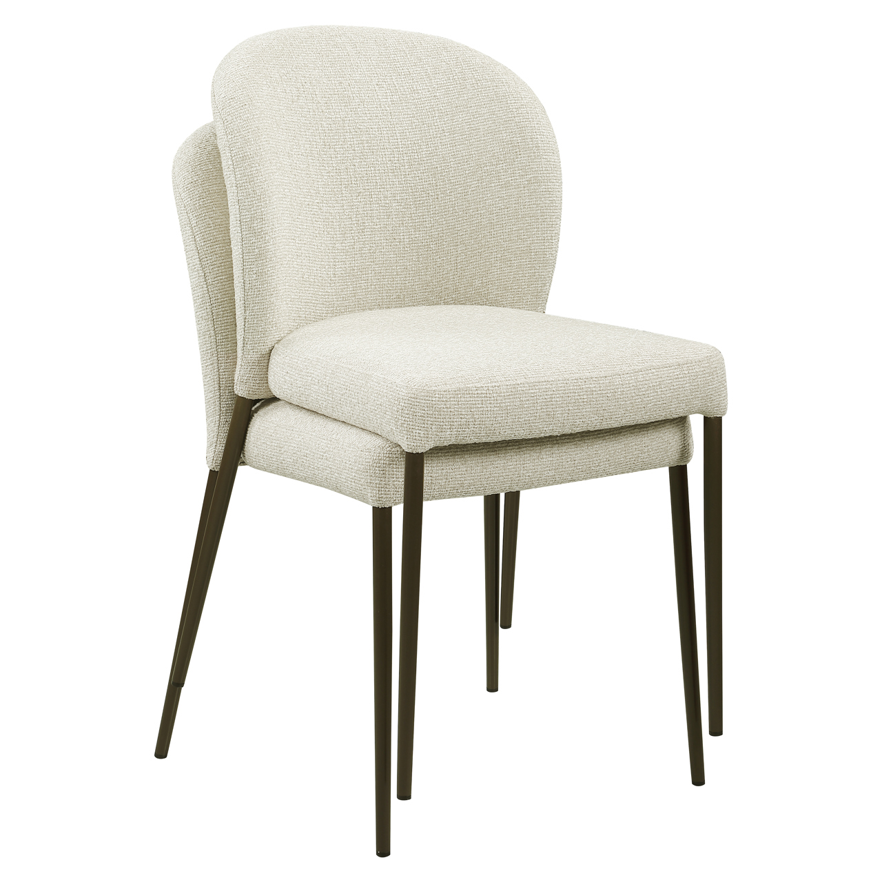 216582 - Dining chair Stacker biscotti fire retardant (Set of 2)