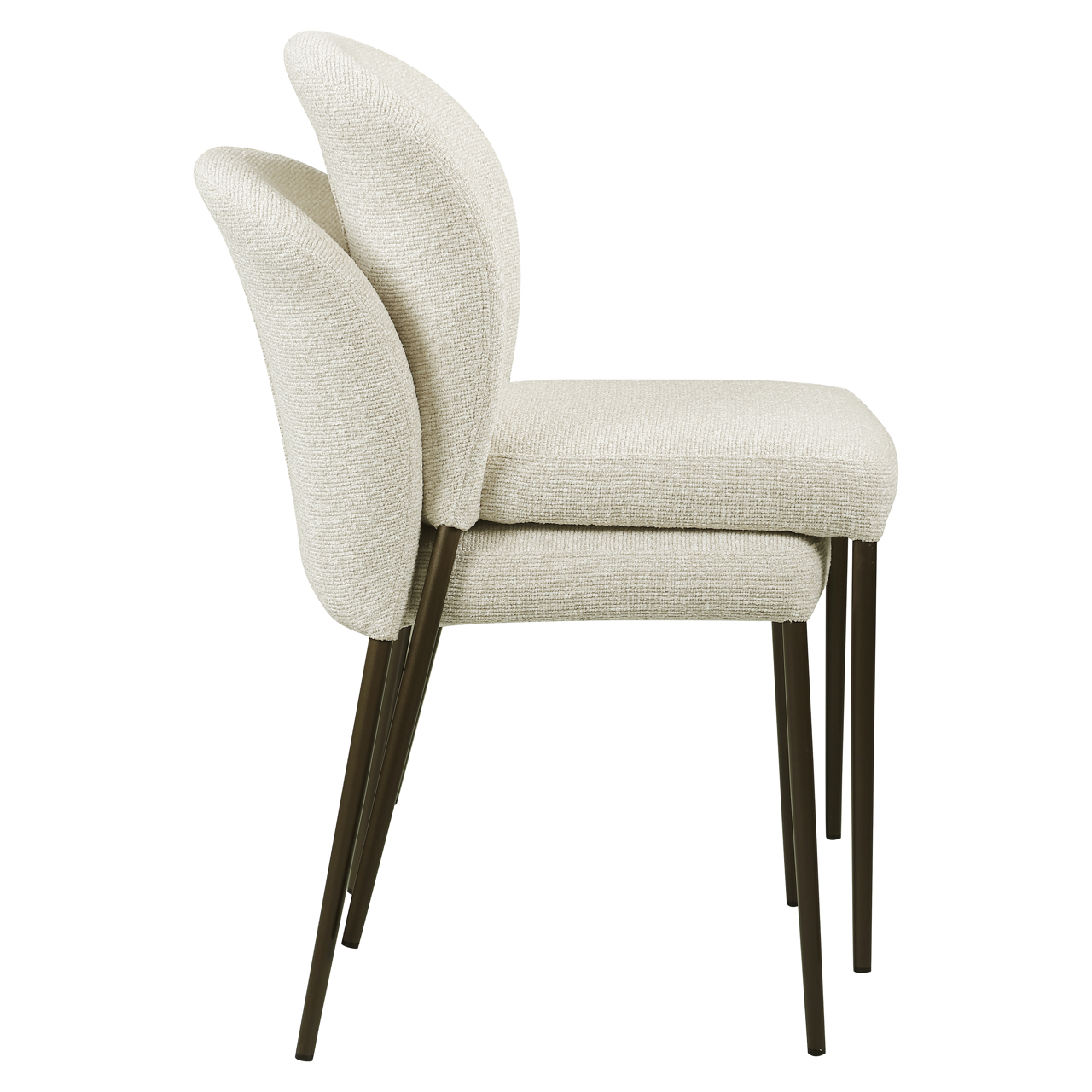 216582 - Dining chair Stacker biscotti fire retardant (Set of 2)