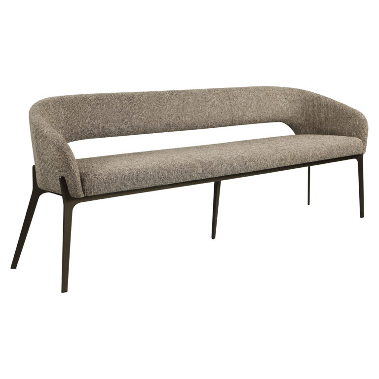 Ława do jadalni Kenzi brązowy tweed