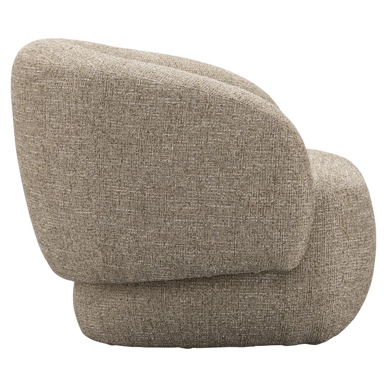 216602 - Lounge chair Milano sand tweed fire retardant