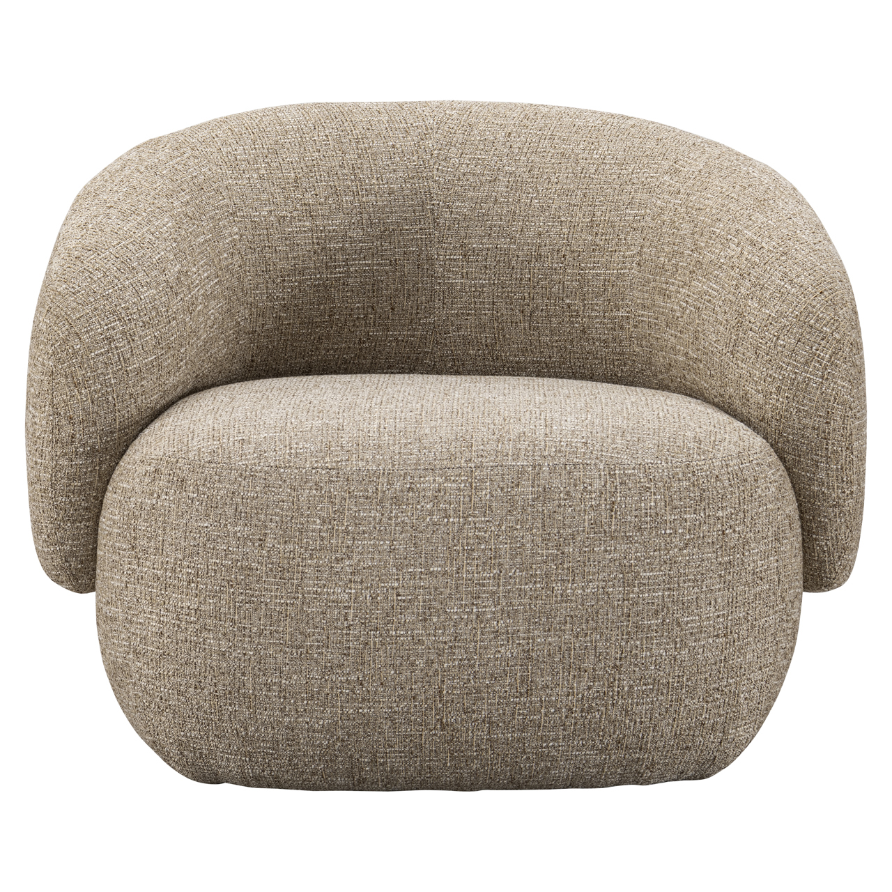 216602 - Lounge chair Milano sand tweed fire retardant
