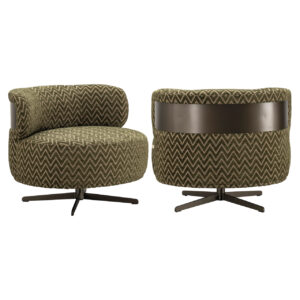 216625 - Lounge chair Lauren moss chevron