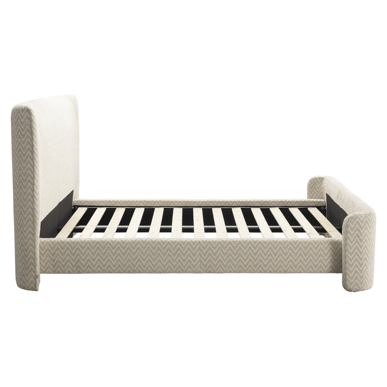 216632 - Bed Divana beige chevron 160x200