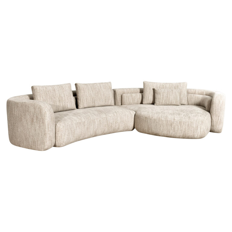Sofa Angusto z naturalnego miękkiego splotu, prawa
