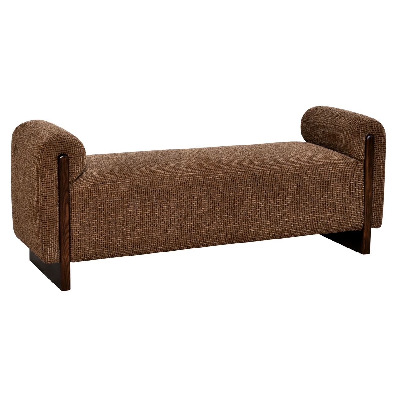 216736 - Bench Winslov brown blockweave fire retardant