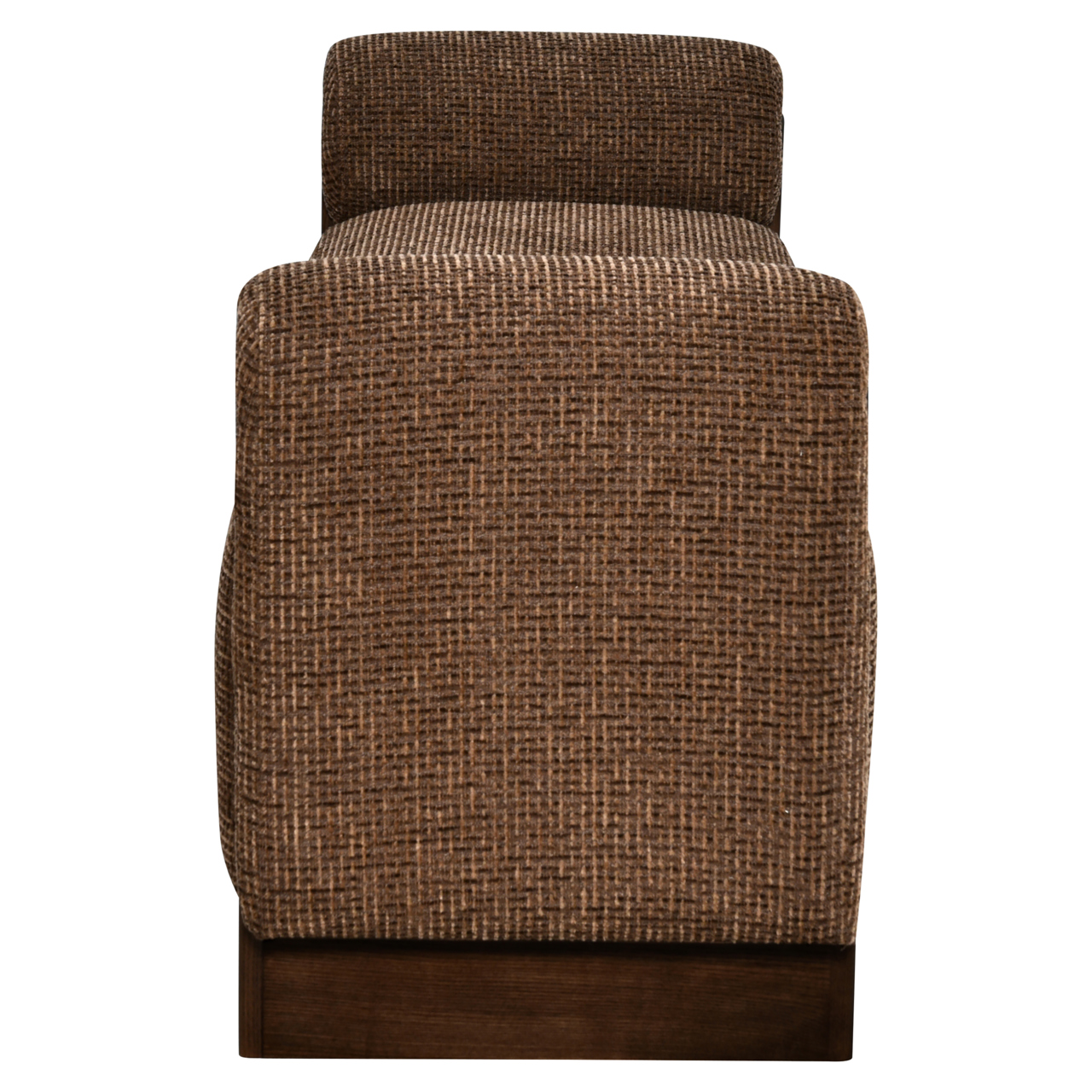 216736 - Bench Winslov brown blockweave fire retardant