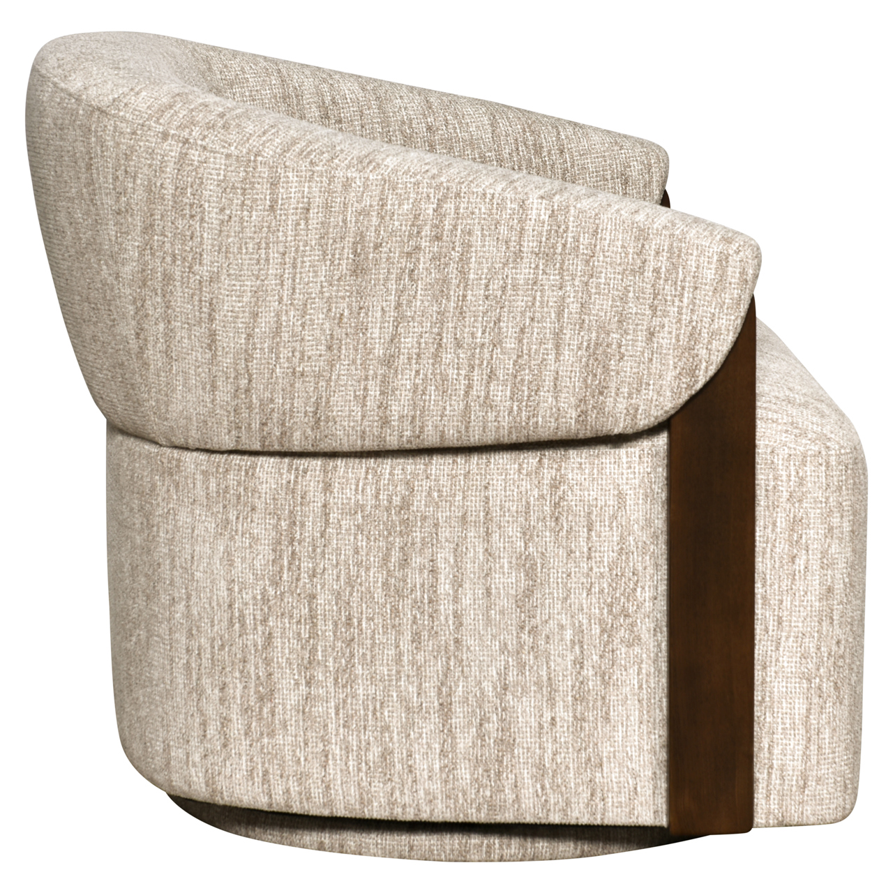 216737 - Lounge chair Marina natural softweave swivel fire retardant