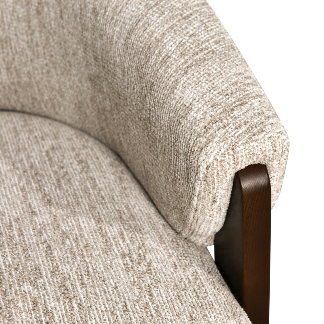 216737 - Lounge chair Marina natural softweave swivel fire retardant