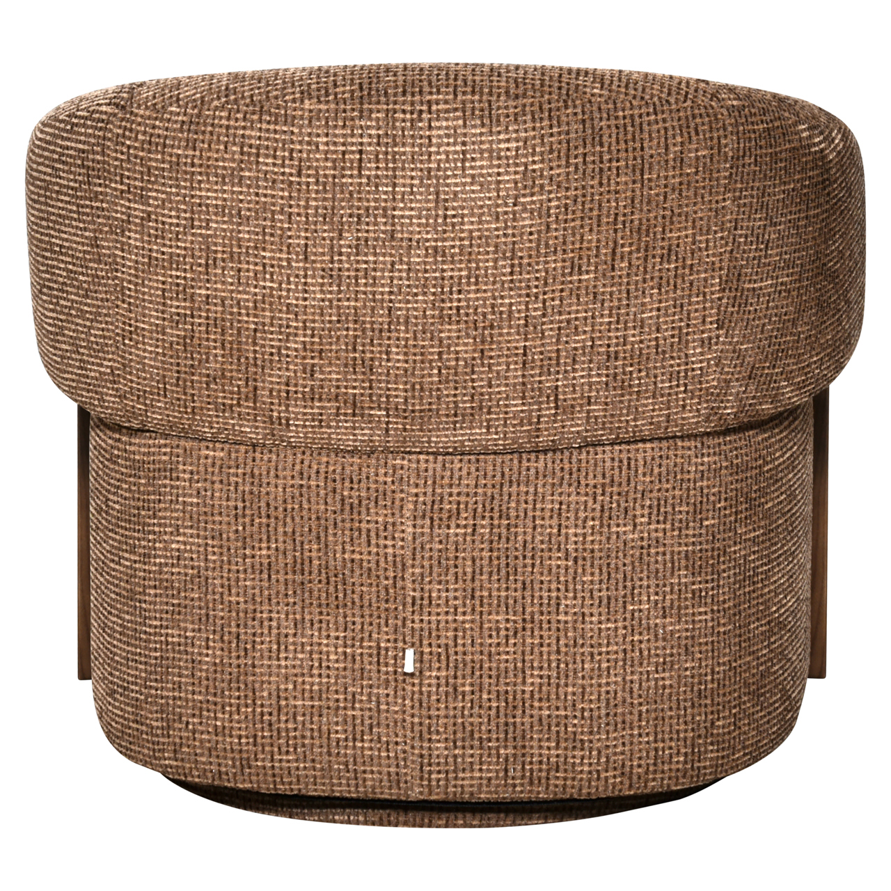 216738 - Lounge chair Marina brown blockweave swivel fire retardant