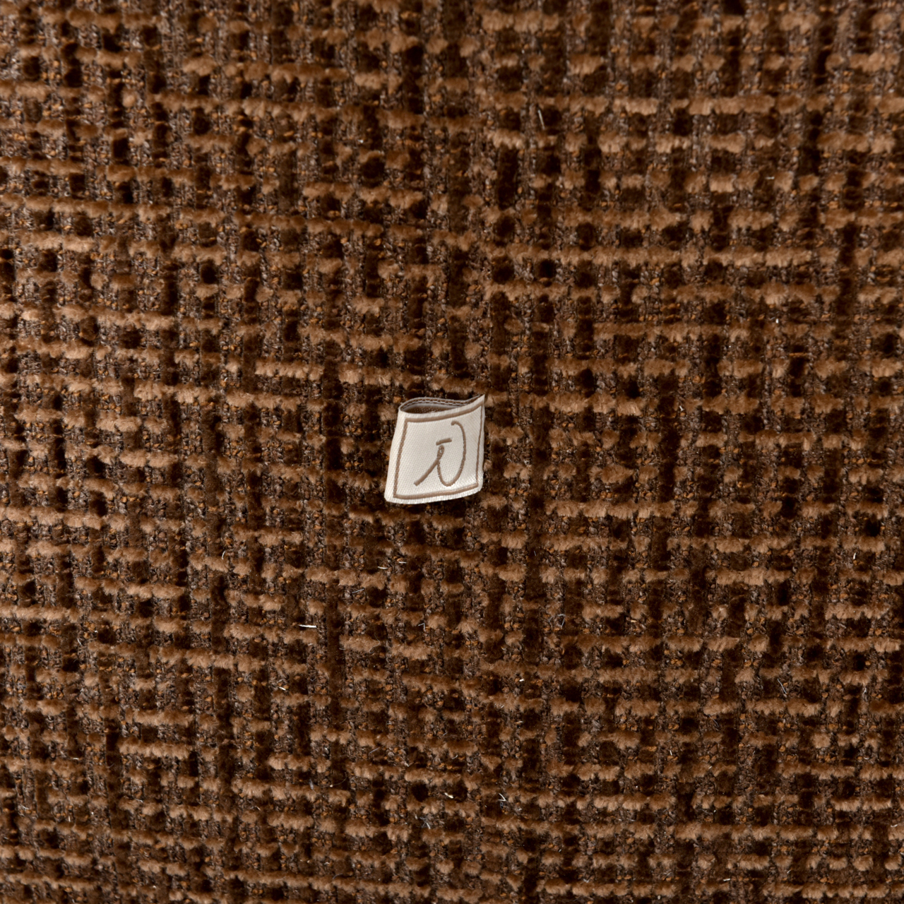 216738 - Lounge chair Marina brown blockweave swivel fire retardant