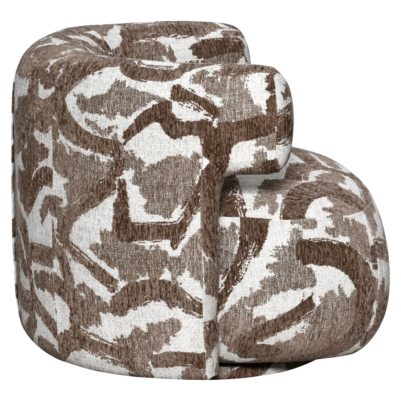 216739 - Lounge chair Talley brown nature swivel