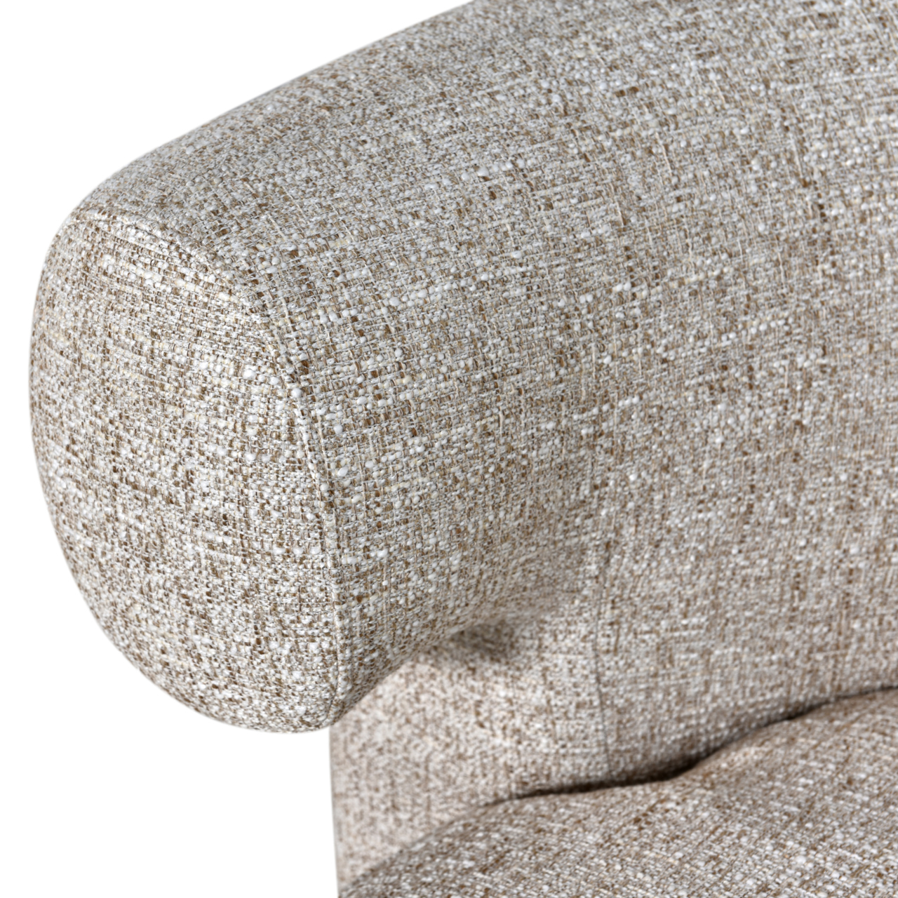 216740 - Lounge chair Talley cream tweed swivel