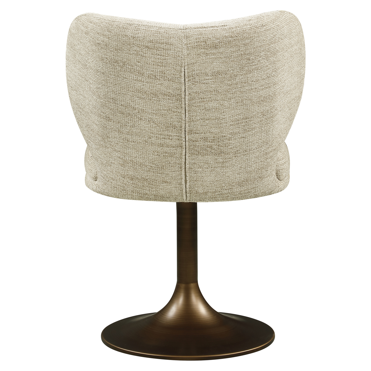 216762 - Dining chair Amely natural softweave swivel