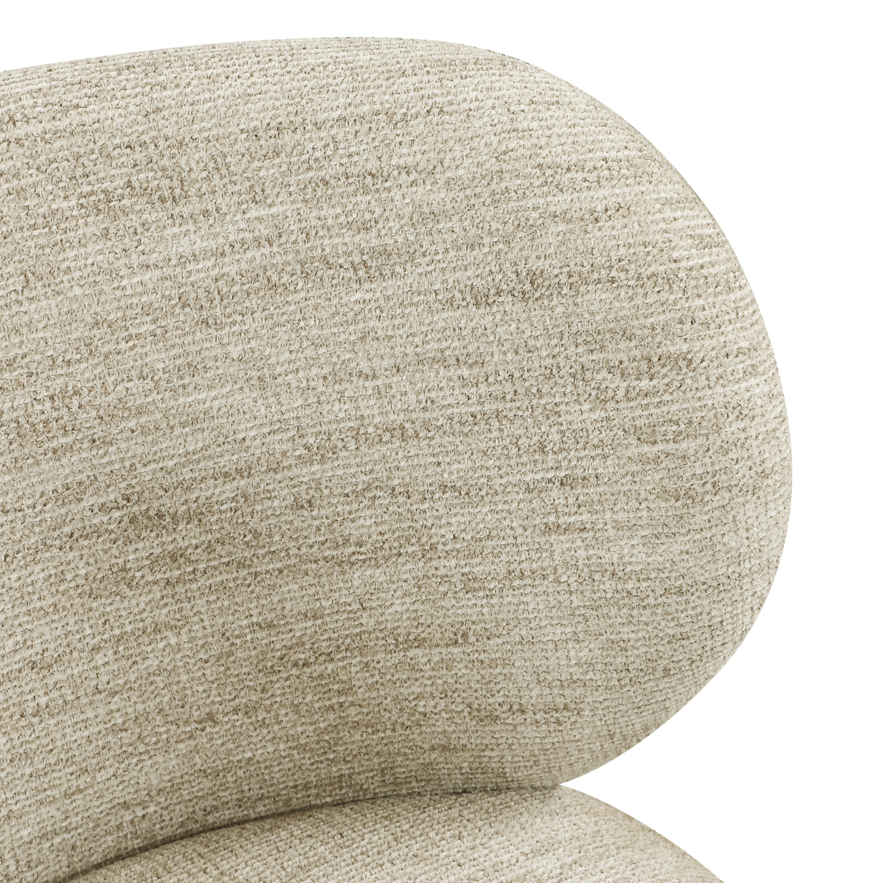216762 - Dining chair Amely natural softweave swivel