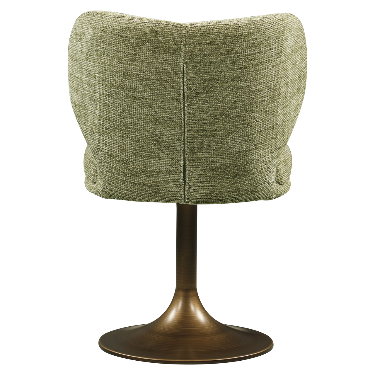 216763 - Dining chair Amely pistache softweave swivel