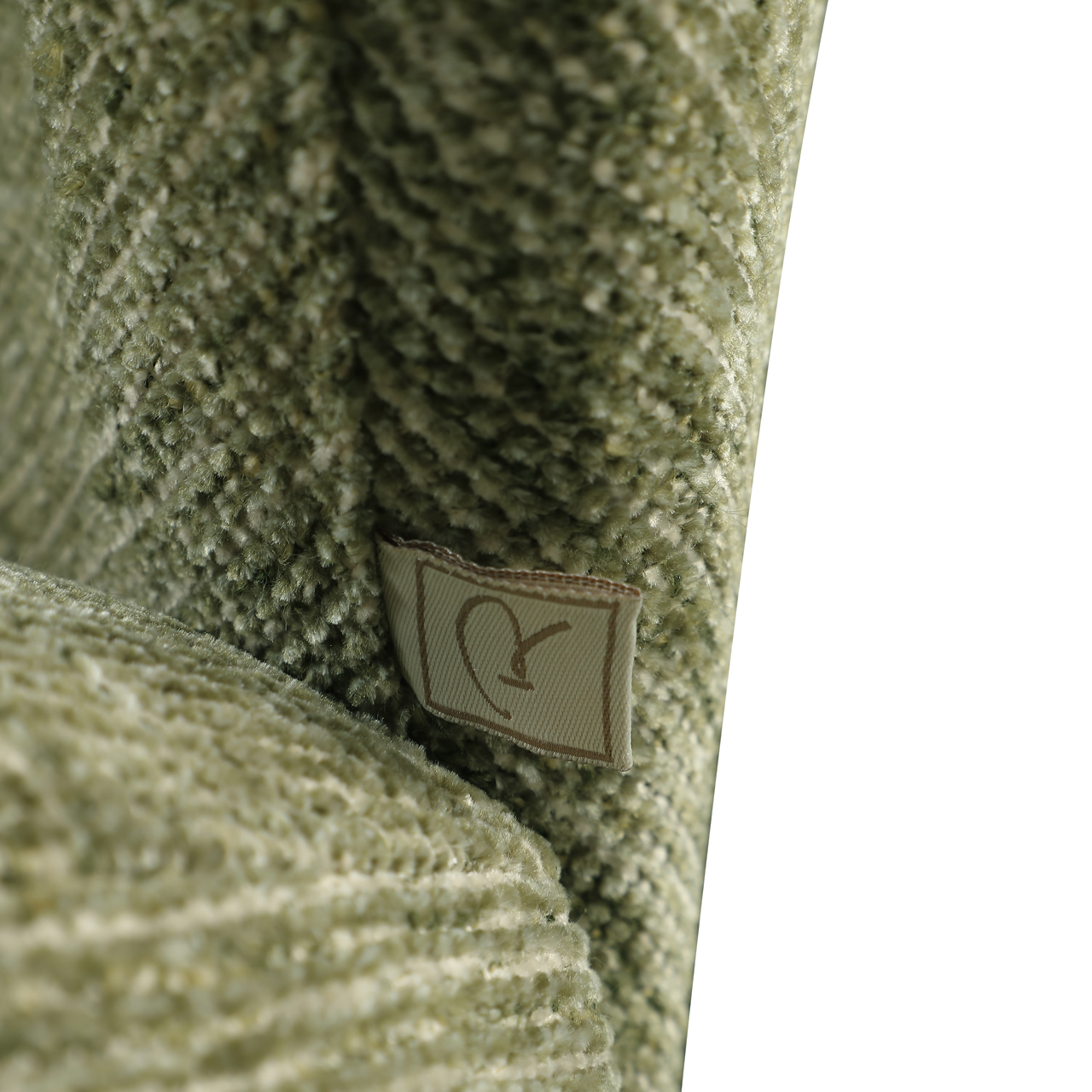 216763 - Dining chair Amely pistache softweave swivel