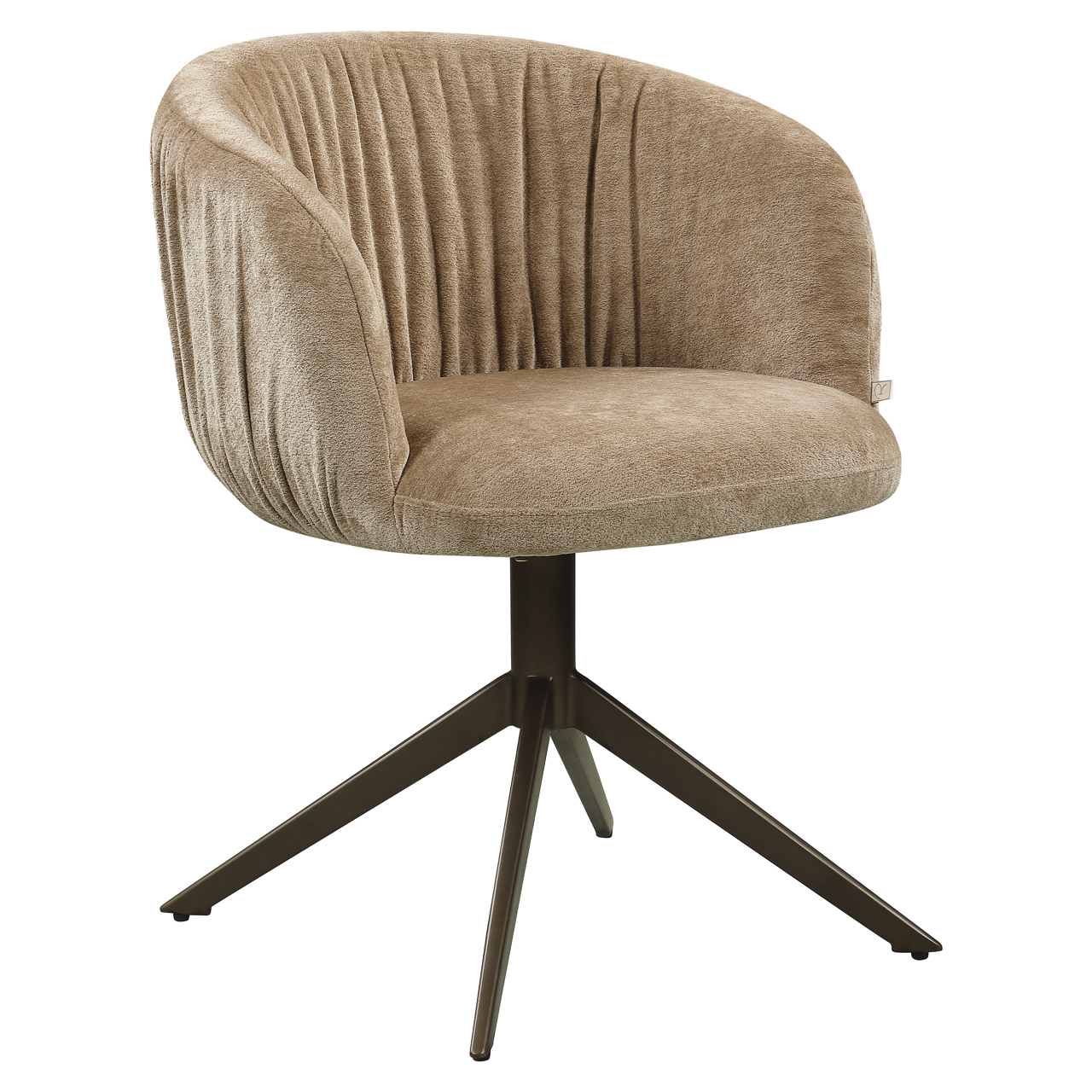 216767 - Dining chair Cassi sand soft swivel
