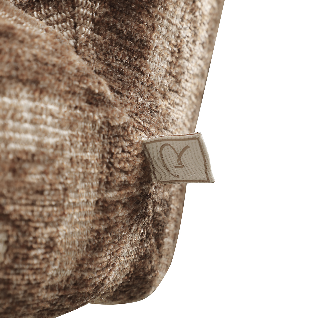 216768 - Dining chair Fiona brown labyrinth swivel