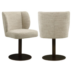 216769 - Dining chair Fiona natural softweave swivel
