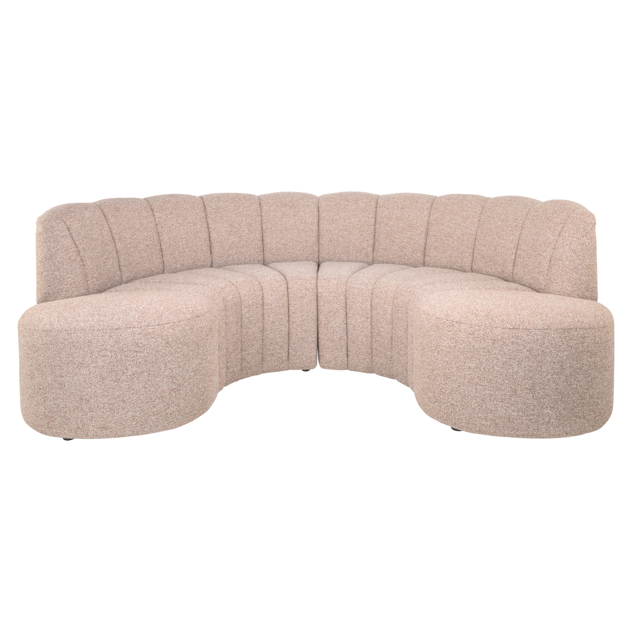 217104 - Dining bench Landmark customized open end left round