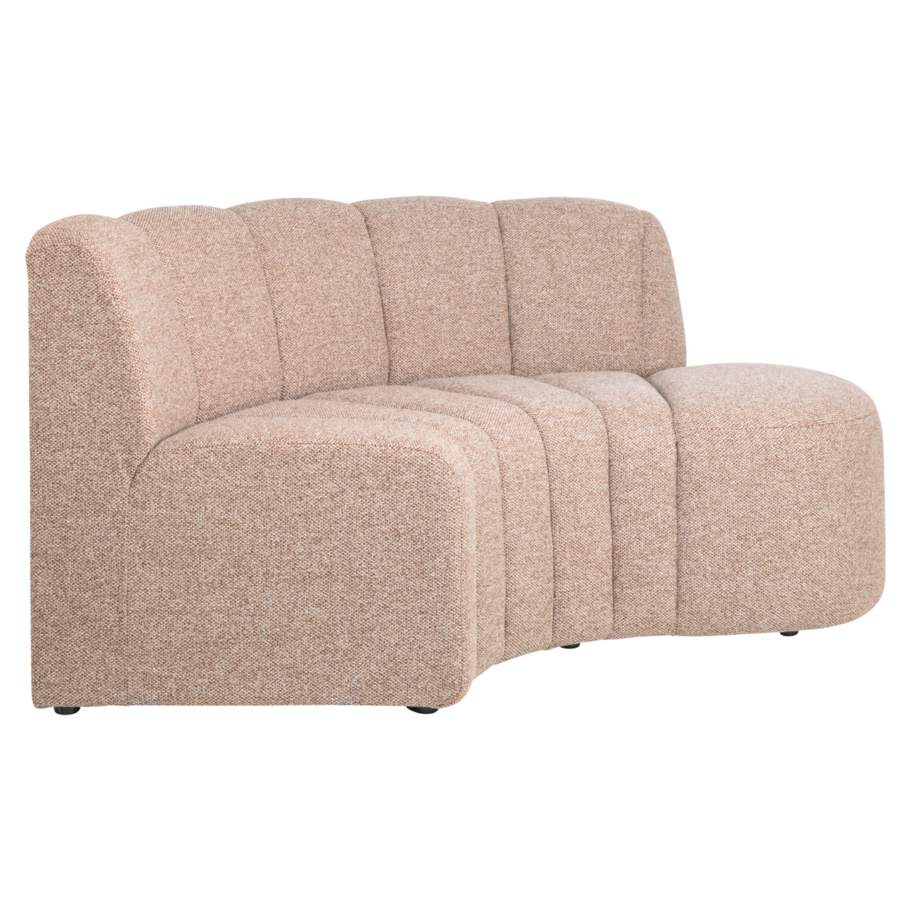 217118 - Dining bench Landmark cayenne cognac open end right round
