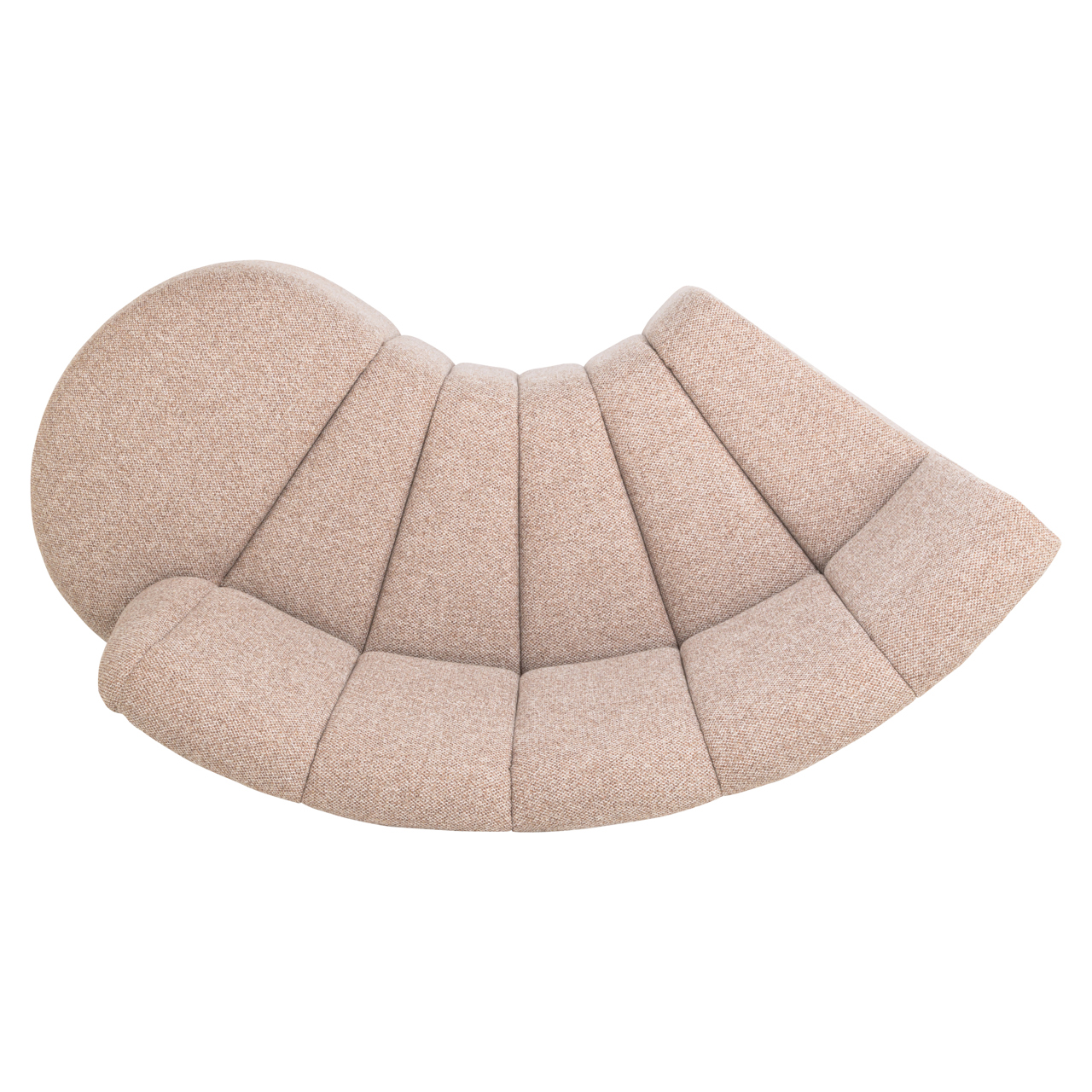 217118 - Dining bench Landmark cayenne cognac open end right round