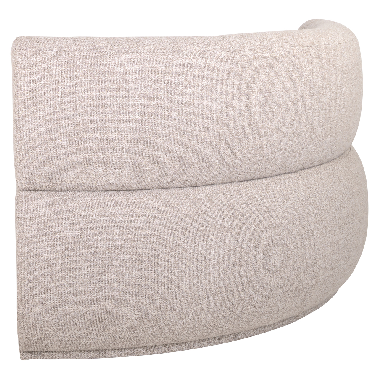 217122 - Dining bench Sorrobon cayenne ecru open end left round