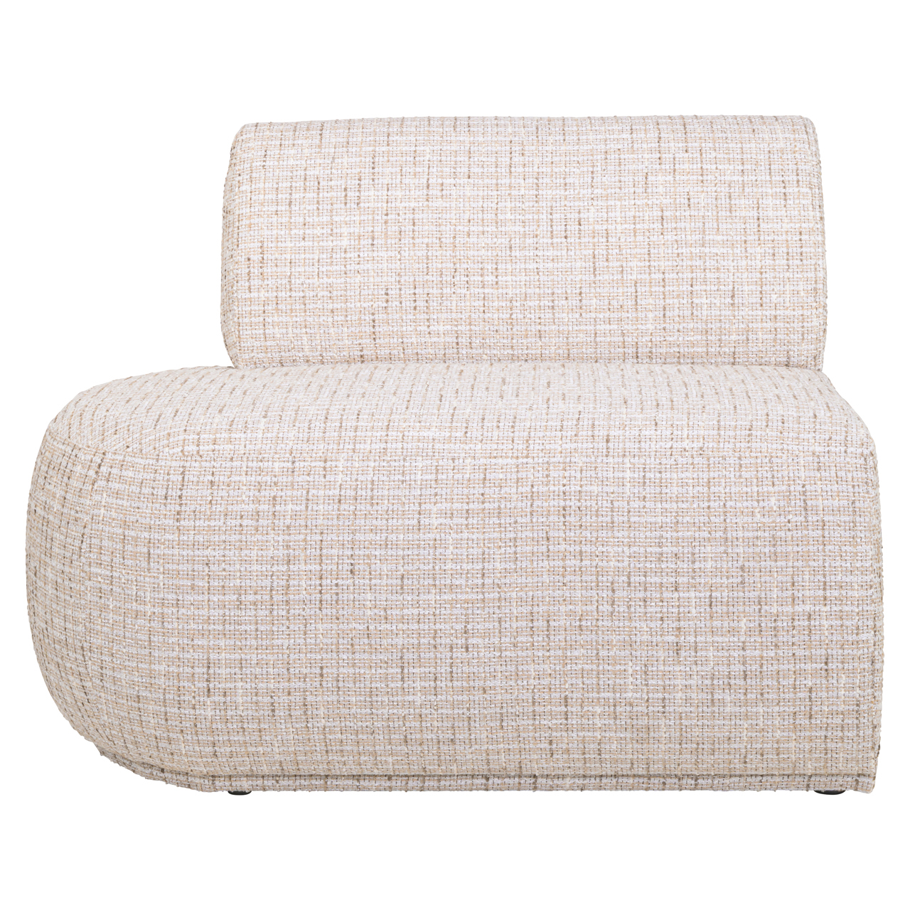 217124 - Dining bench Sorrobon trendy cream open end left straight