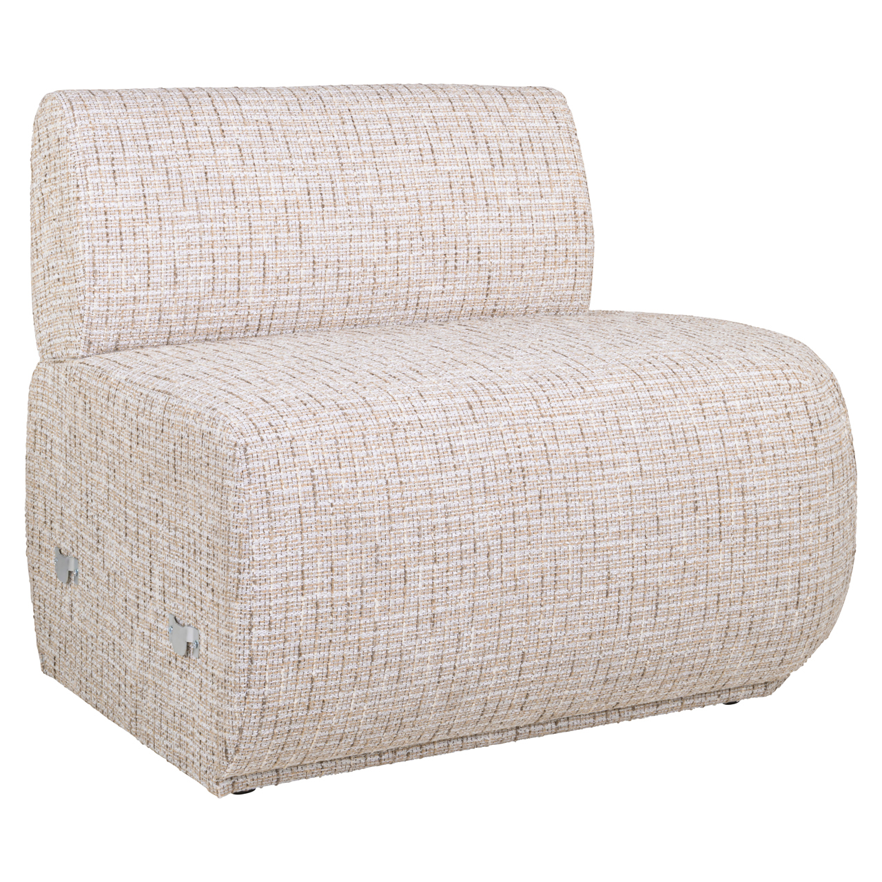 217125 - Dining bench Sorrobon trendy cream open end right straight