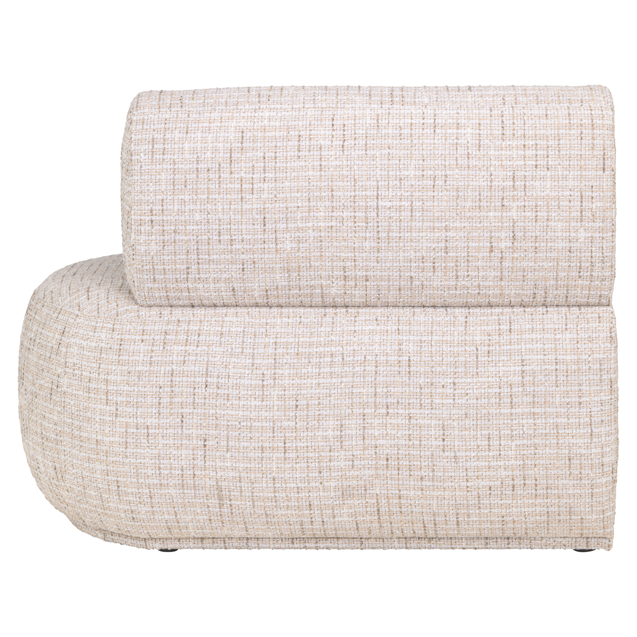 217125 - Dining bench Sorrobon trendy cream open end right straight