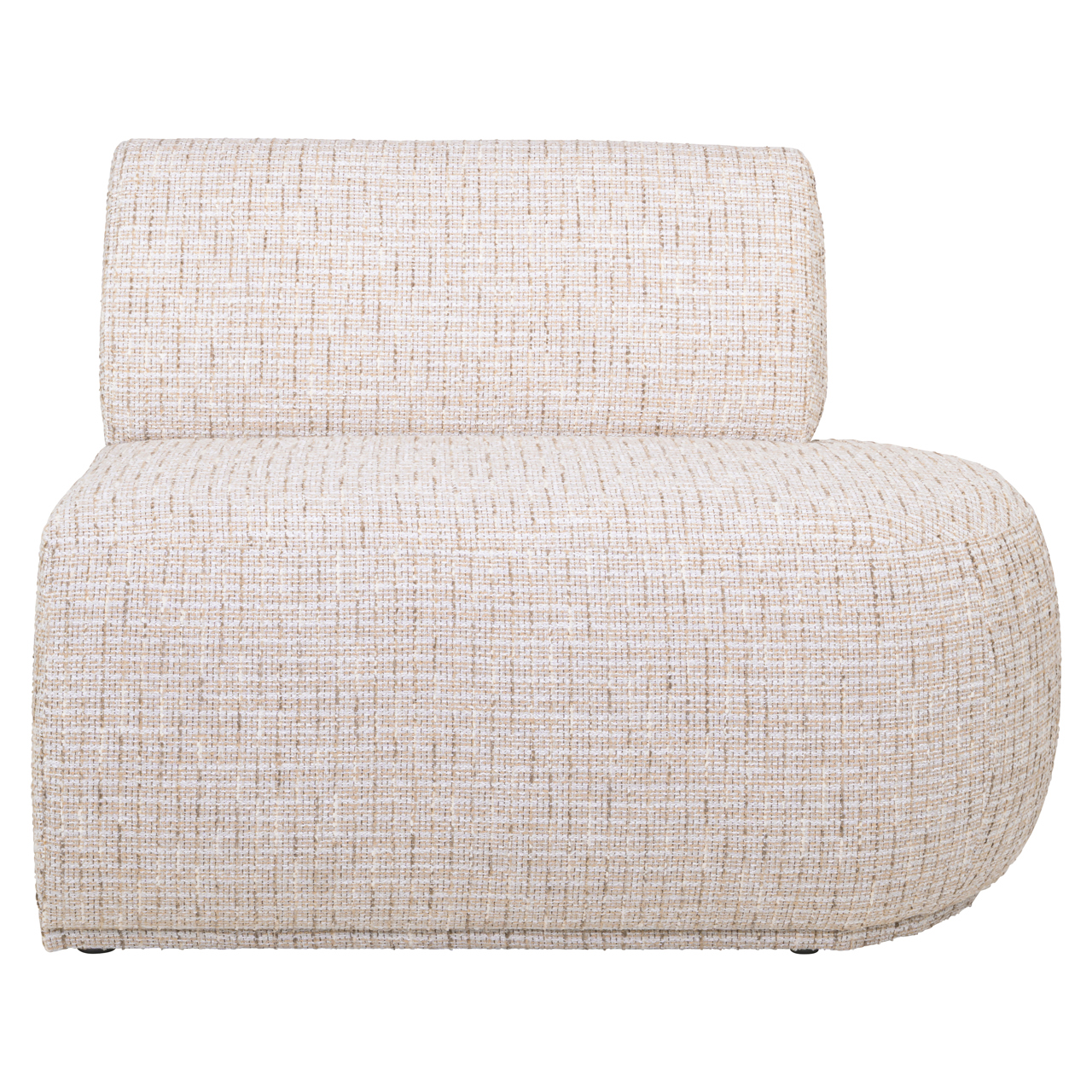 217125 - Dining bench Sorrobon trendy cream open end right straight