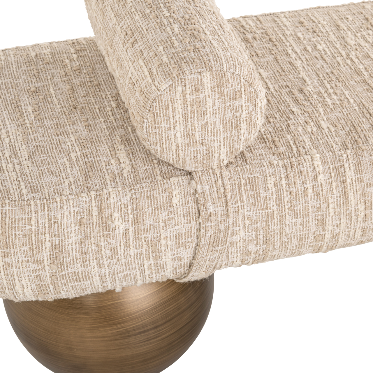 3522 ANGORA - Bench Alexander Jones beige angora (Geneva)