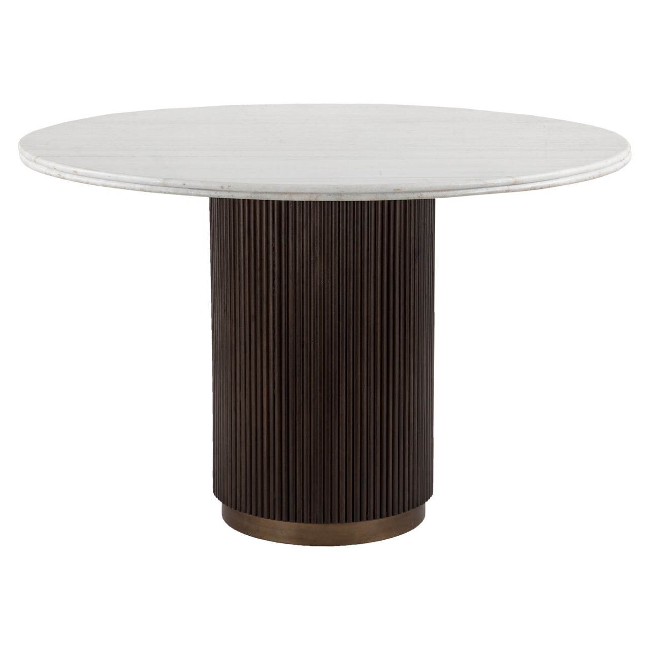 7775 - Dining table Mayfield brown 120Ø