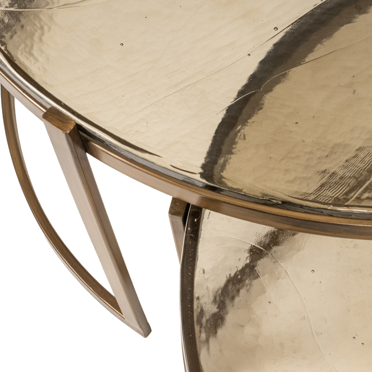 825314 - Coffee table Cleo gold (Set of 2)