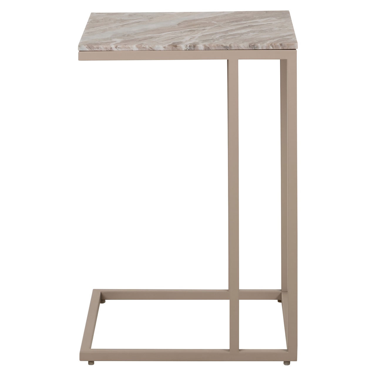 8582 - Sofa side table Fairfax clay