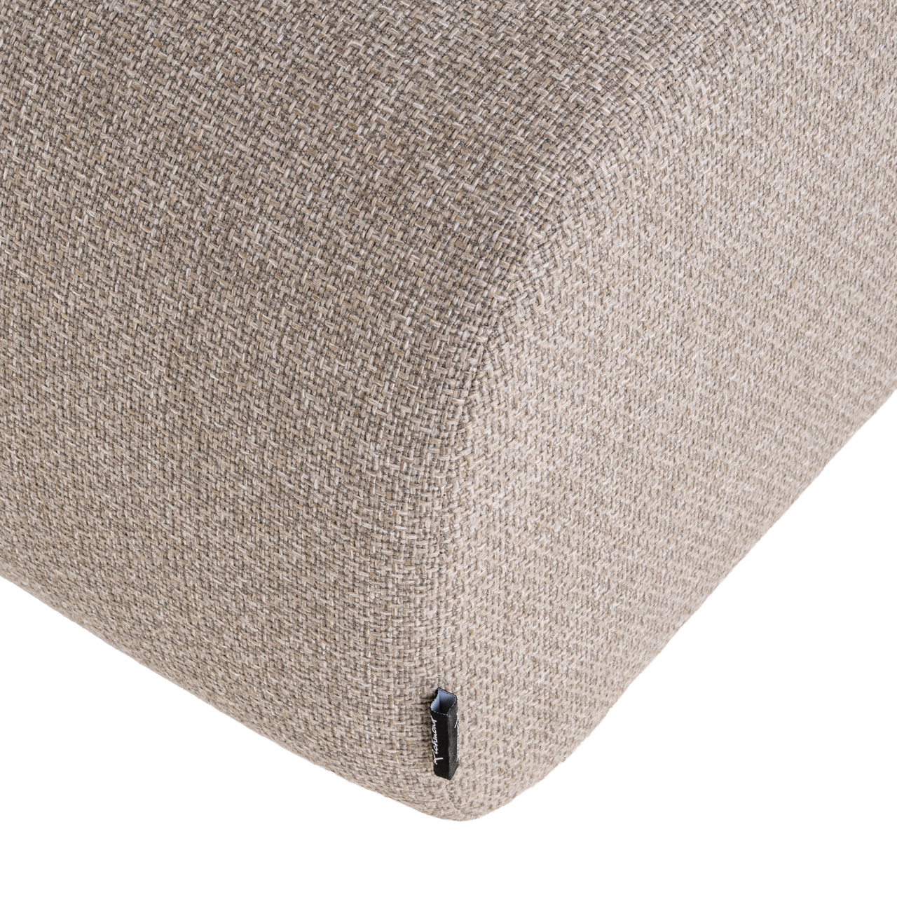 8738 STONE - Outdoor pouffe & footstool Dawson greige alpine