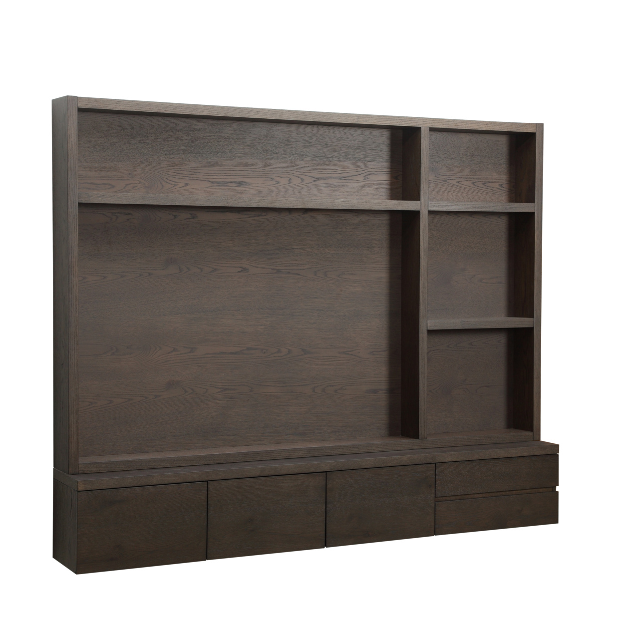 8758 - TV cabinet Lachance brown 3-doors 2-drawers
