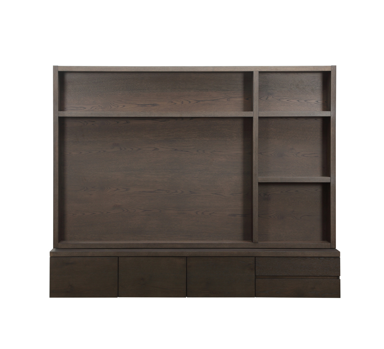 8758 - TV cabinet Lachance brown 3-doors 2-drawers