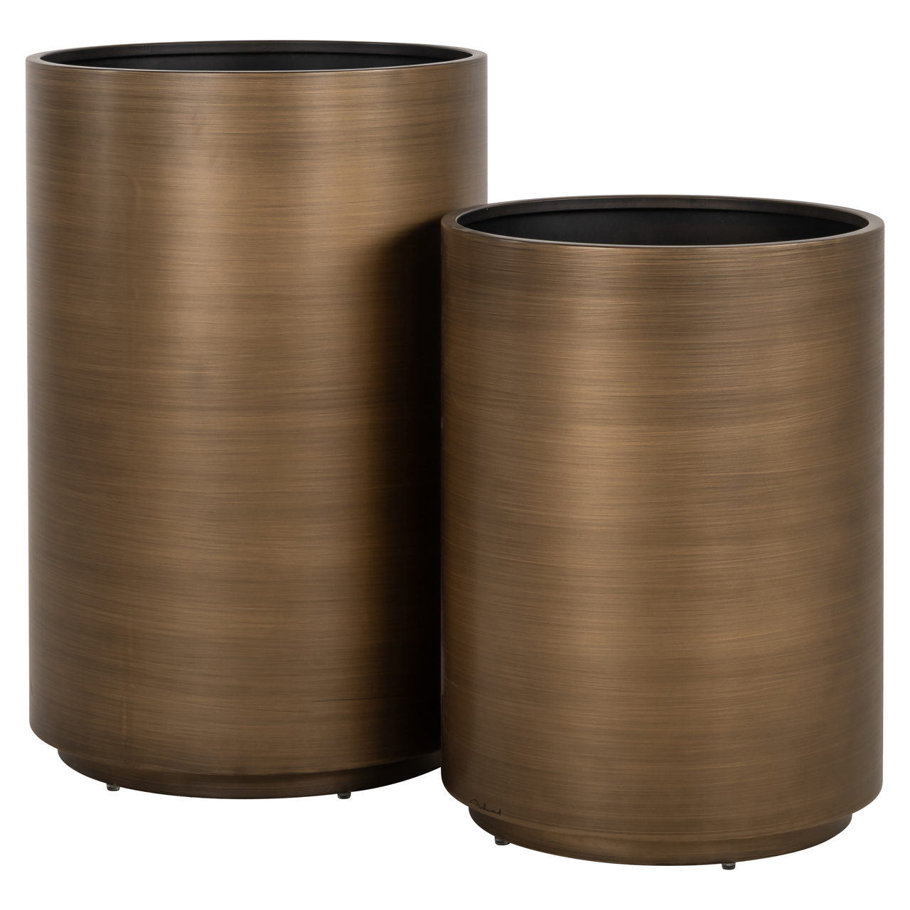 -FP-0012 - Planter Dira brushed gold 45Ø